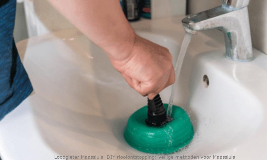 DIY rioolontstopping: Veilige methoden voor Maassluis