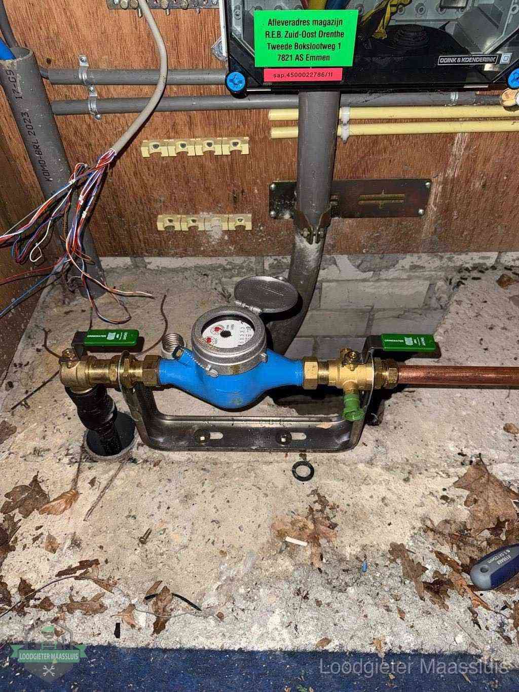 Waterdruk problemen Maassluis