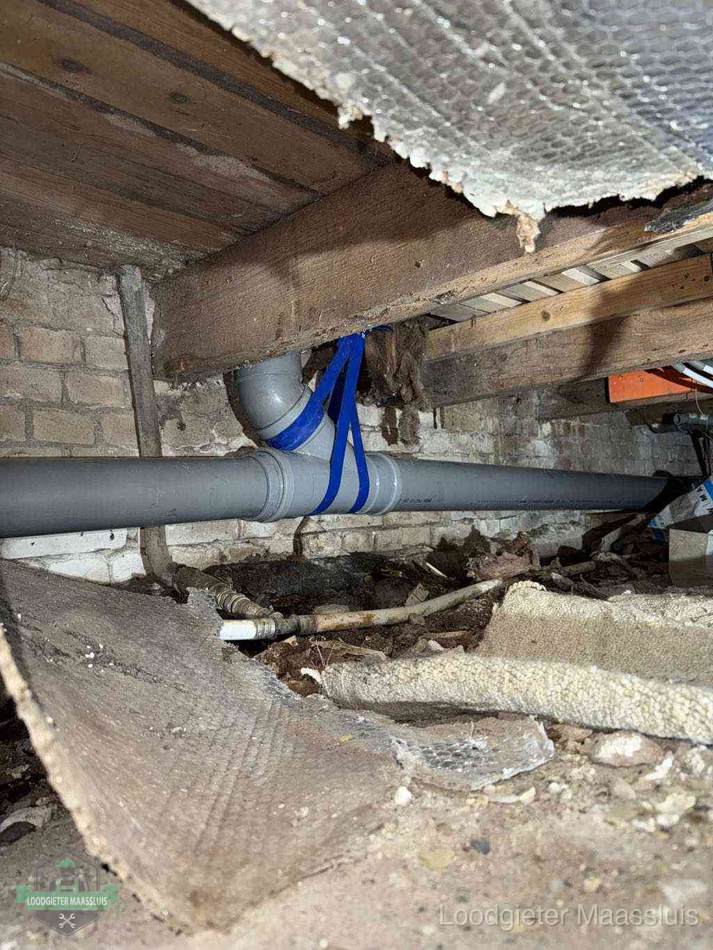 Waterleiding reparatie Maassluis