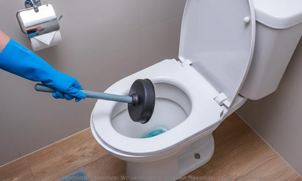 Wc verstopping oplossen Maassluis: Veilige technieken
